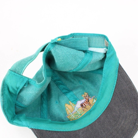 Vintage Adirondacks Hat Strapback Lake George NY Mountains Deer Sansegal Rare - Picture 11 of 13